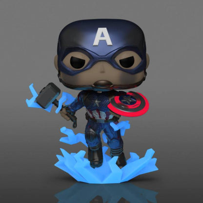 Avengers 4: Endgame - Captain America Metallic Glow Pop! Vinyl Figure