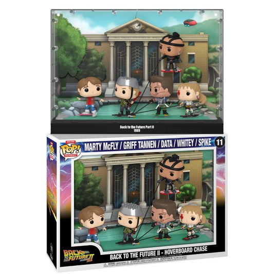 PRE-ORDER - Back To The Future - Hoverboard Chase Scene Pop! Moment DLX RS