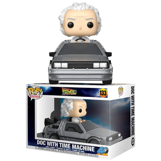 Back to the Future - Doc with Time Machine Pop! Vinyl Ride