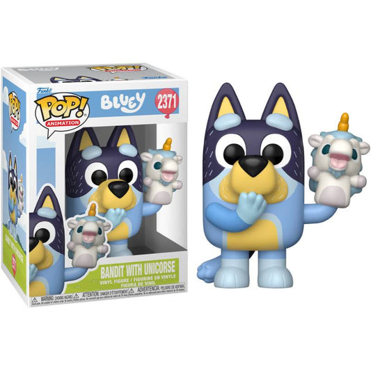 PRE-ORDER - Bluey - Bandit with Unicorse Pop! Vinyl Figure