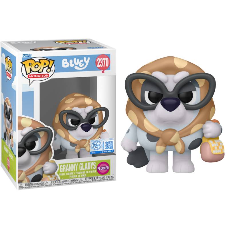 PRE-ORDER - Bluey - Muffin (Granny Gladys) Flocked Pop! Vinyl Figure