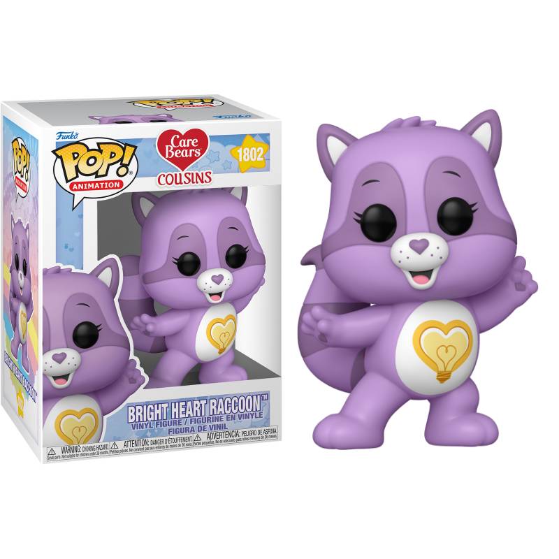 Care Bear Cousins - Bright Heart Raccoon Pop! Vinyl Figure