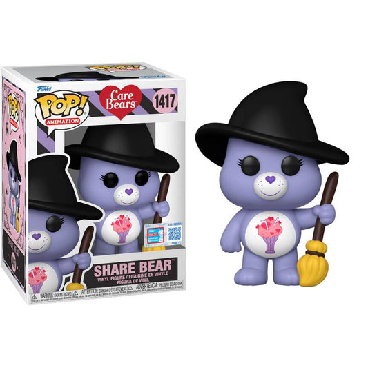 PRE-ORDER Care Bears - Share Bear Witch NY24 EXC Pop! Vinyl Figure [RS]