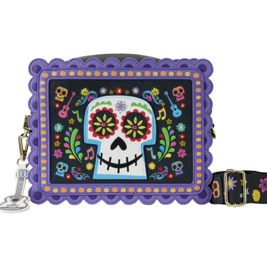 (BACK-ORDER) Coco - Miguel Calavera Floral Skull Crossbody Bag