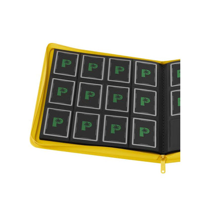 PALMS OFF Gaming - Collector's Series 12 Pocket Zip Binder - Yellow