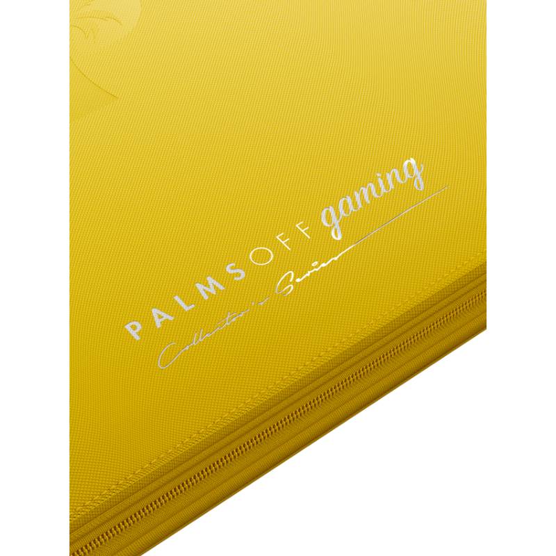 PALMS OFF Gaming - Collector's Series 12 Pocket Zip Binder - Yellow