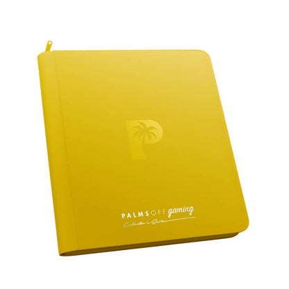 PALMS OFF Gaming - Collector's Series 12 Pocket Zip Binder - Yellow