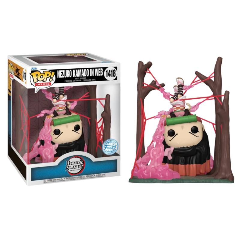 Demon Slayer - Nezuko in Web Glow in the Dark Pop! Deluxe Figure