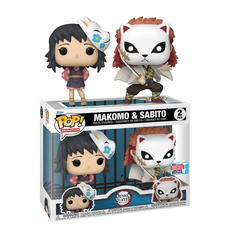 Demon Slayer - Sabito & Makomo NYCC 2023 Pop! Vinyl 2-Pack