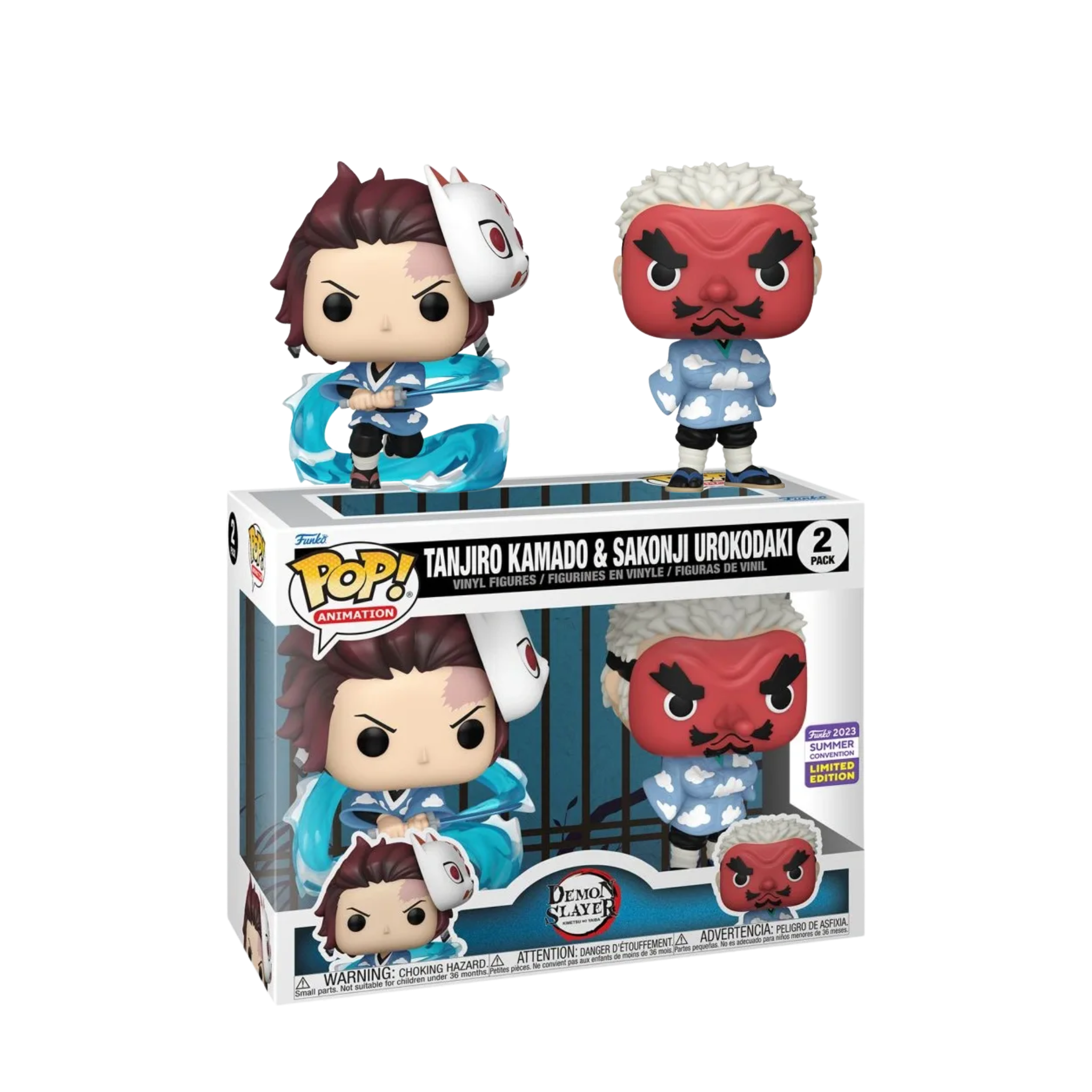 Demon Slayer - Tanjiro and Sakonji SDCC 2023 Pop! Vinyl 2-Pack – POPin ...