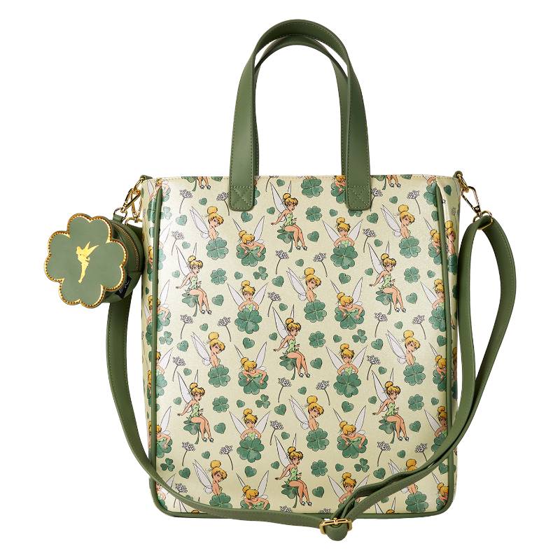 Disney - Tinker Bell 4-Leaf Clover Tote Bag with Coin Bag