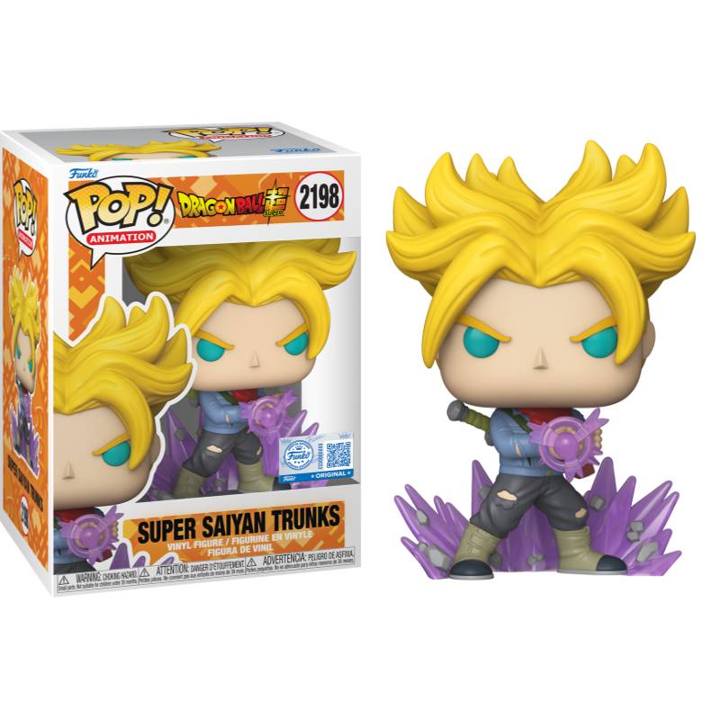 PRE-ORDER - Dragon Ball Super - Super Saiyan Trunks (Normal) US Exclusive Pop! Vinyl [RS]