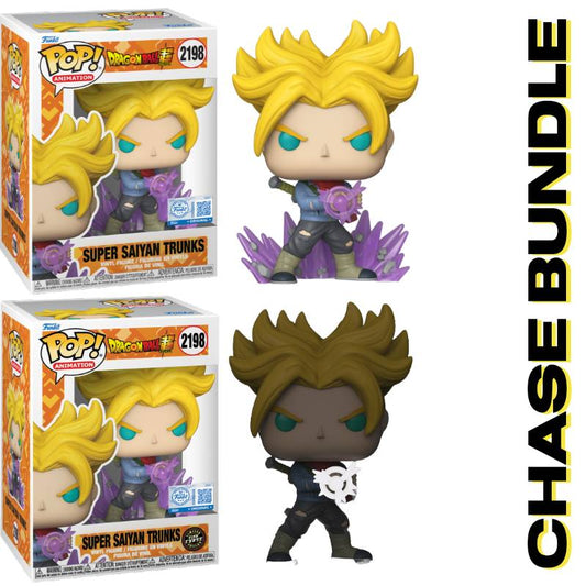 PRE-ORDER - Dragon Ball Super - Super Saiyan Trunks (Chase Bundle) US Exclusive Pop! Vinyl [RS]