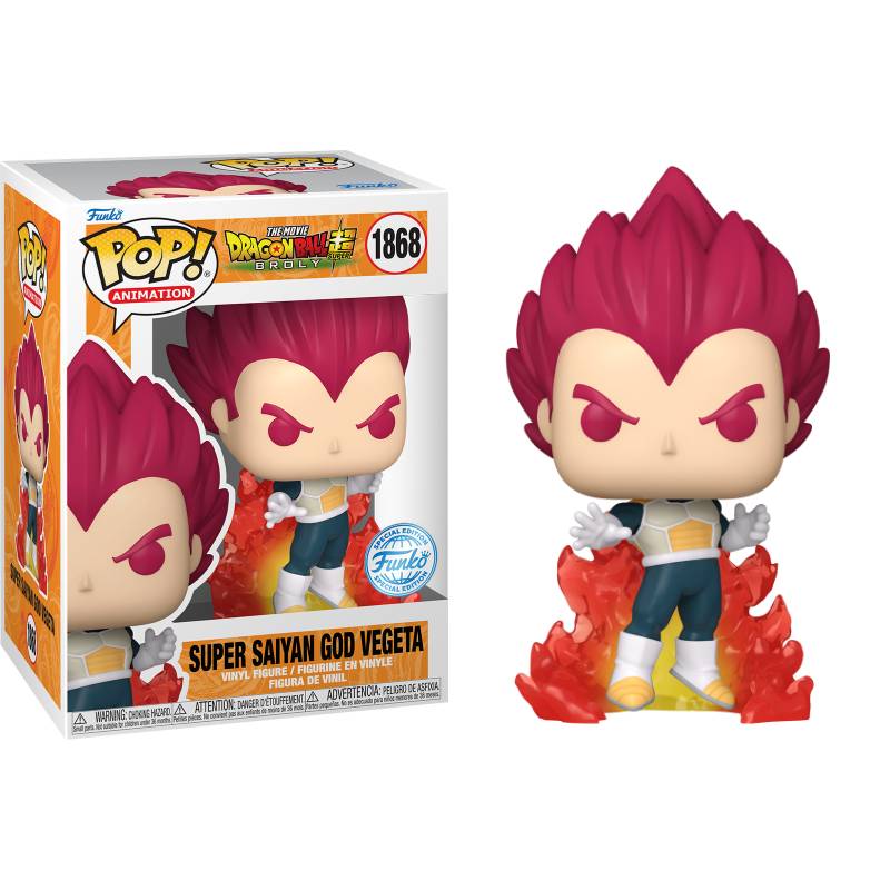 PRE-ORDER - Dragon Ball Super: Broly - Super Saiyan God Vegeta (Normal) Pop! Vinyl Figure [RS]