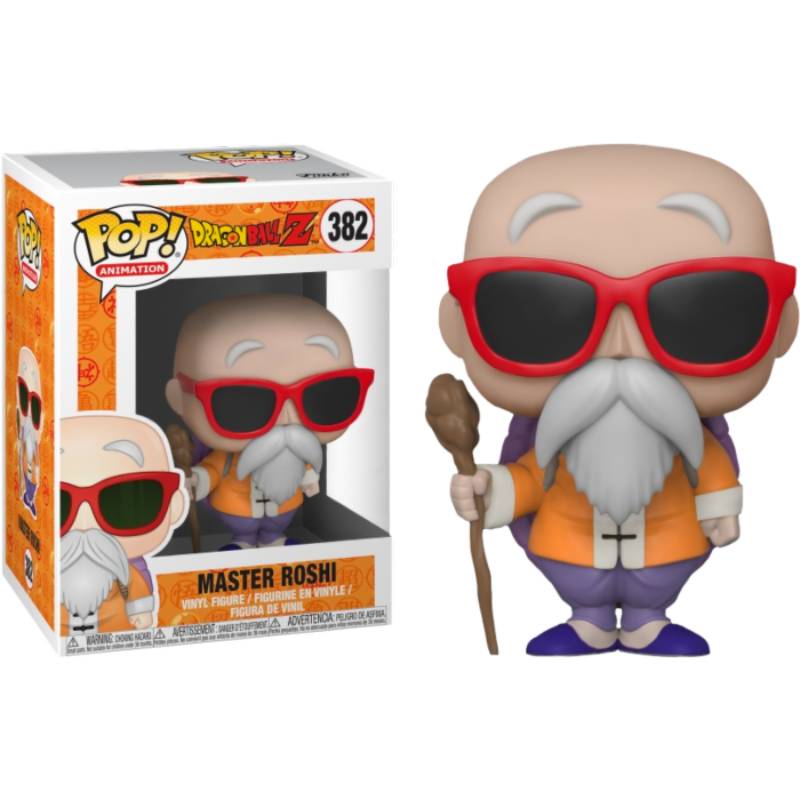 Dragon Ball Z - Master Roshi with Staff Pop! Vinyl Figure – POPin ...