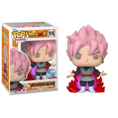 Dragonball Super - Goku Rose Black Glow in the Dark Pop! Vinyl Figure (Vaulted)