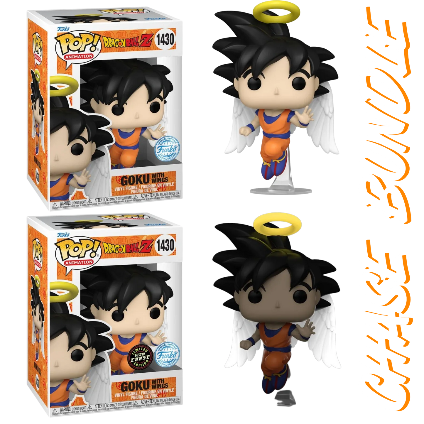 Dragonball Z - Goku with Wings (Chase Bundle) Pop! Vinyl Figures