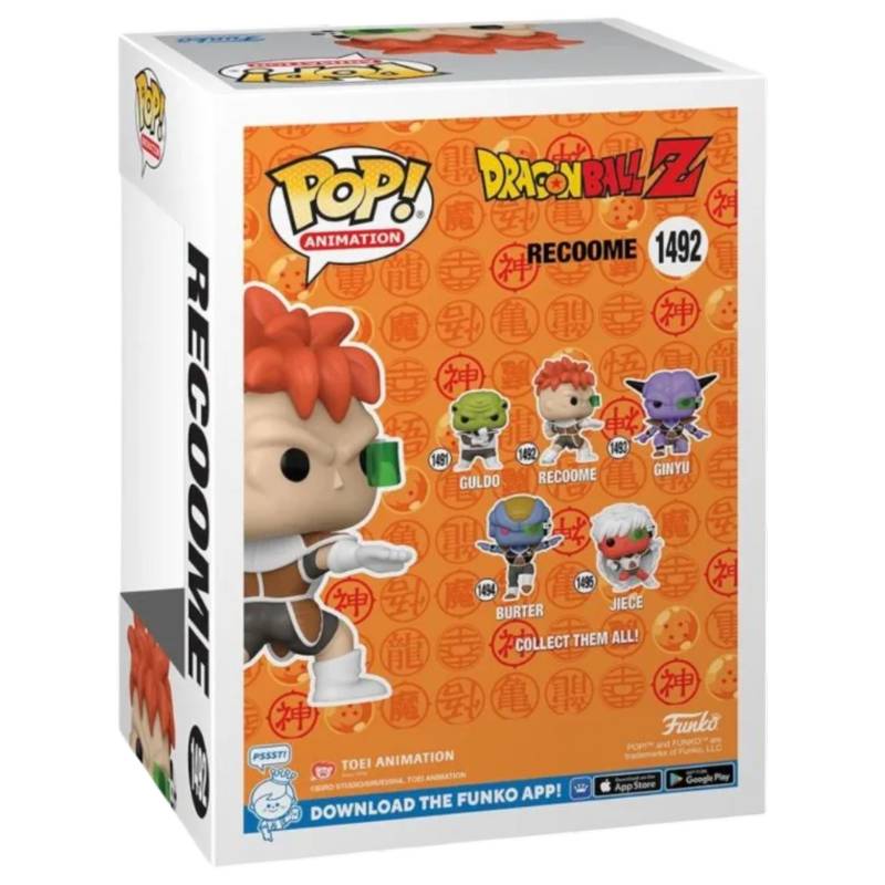 Dragonball Z - Recoome US Exclusive Glow Pop! Vinyl Figure