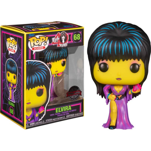 Elvira - Elvira Black Light Pop! Vinyl Figure [RS]