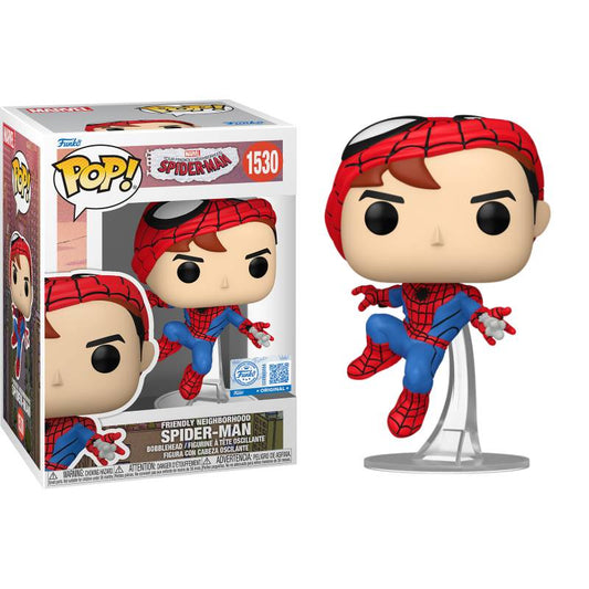 PRE-ORDER - Friendly Neighbourhood Spiderman - Spiderman (Mask Up) Pop! Vinyl Figure [RS]