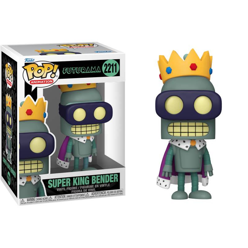 PRE-ORDER - Futurama - Super King Bender Pop! Vinyl Figure