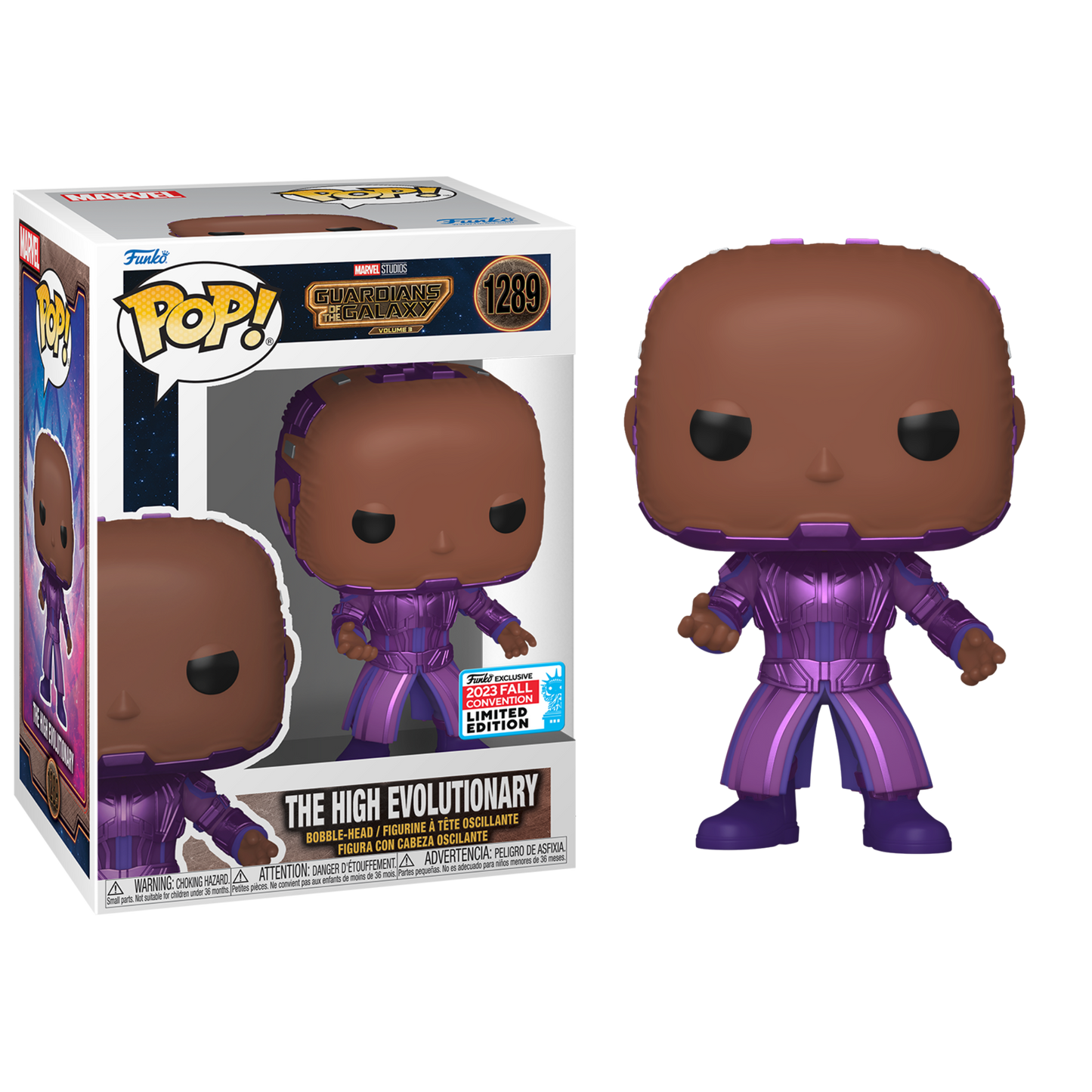 GOTG3 - High Evolutionary Metallic NYCC 2023 Pop! Vinyl Figure