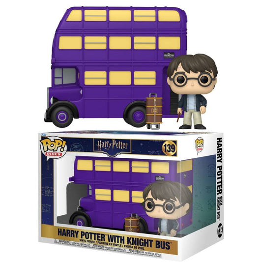 PRE-ORDER - Harry Potter - Harry Potter with Knight Bus Pop! Ride Figure