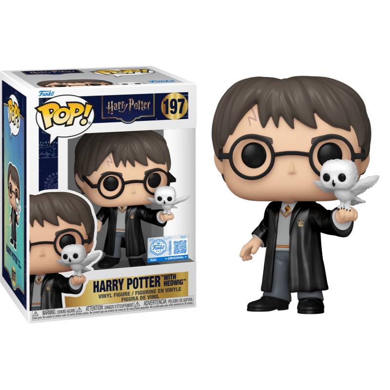 PRE-ORDER - Harry Potter - Harry w/Hedwig Pop! Vinyl Figure [RS]