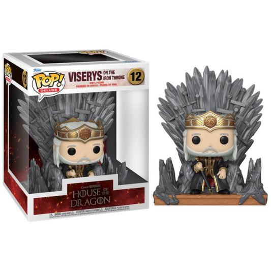 House of the Dragon - Viserys on Throne Pop! Deluxe