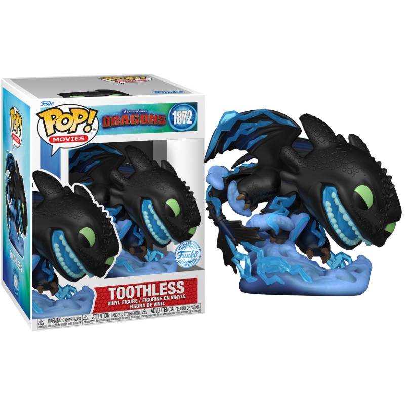 How To Train Your Dragon - Toothless with Lightning Pop! Vinyl Premium [RS]