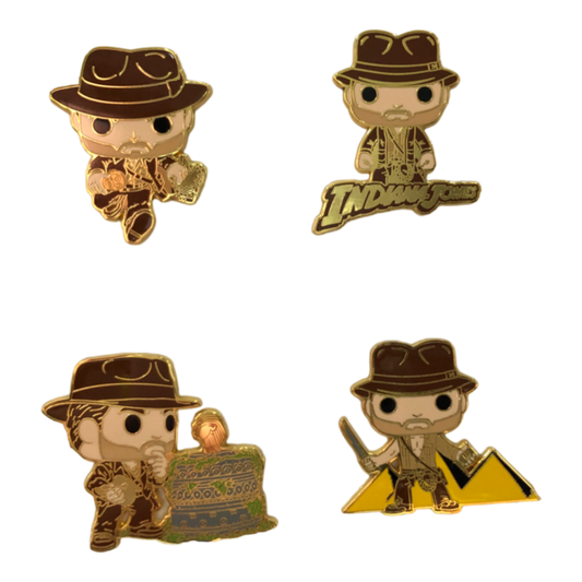 Indiana Jones: Raiders of the Lost Ark - Indy Set Enamel Pin [4 Pack]