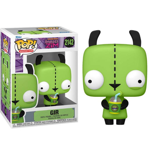 PRE-ORDER - Invader Zim - GIR (with Drink) Pop! Vinyl Figure