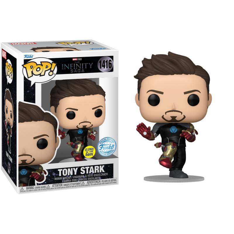 Iron Man 3 - Iron Man MK42 Glow Pop! Vinyl Figure [RS]