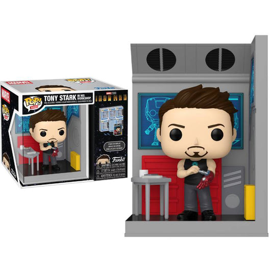 PRE-ORDER - Iron Man (2008) - Tony Stark in Garage Pop! Nook Figure