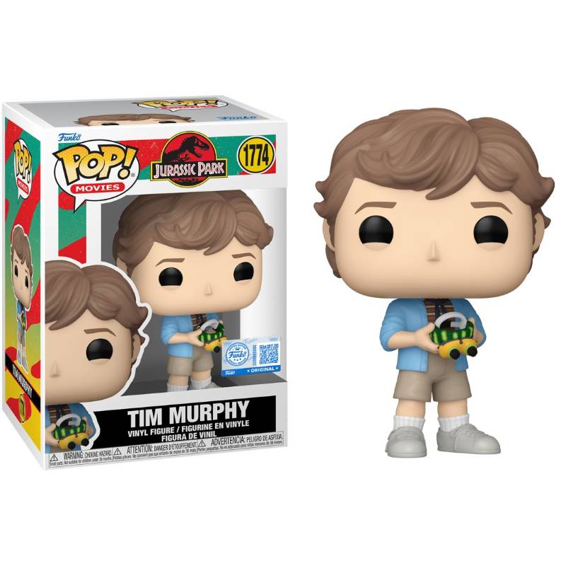 Jurassic Park - Tim Murphy (with Night-Vision Goggles) US Exclusive Pop! Vinyl [RS]