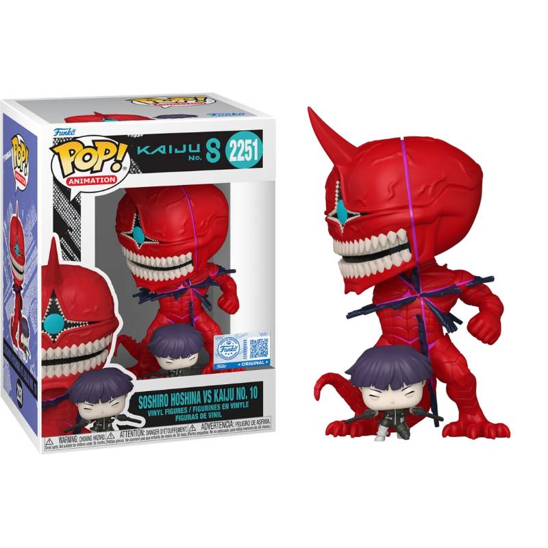 PRE-ORDER - Kaiju No.8 - Soshiro Hoshina Vs Kaiju No.10 US Exclusive Pop! Vinyl FIgure [RS]