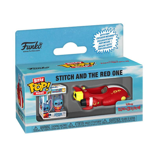 PRE-ORDER - Lilo & Stitch - The Red One w/Stitch Bitty Pop! Vinyl Ride