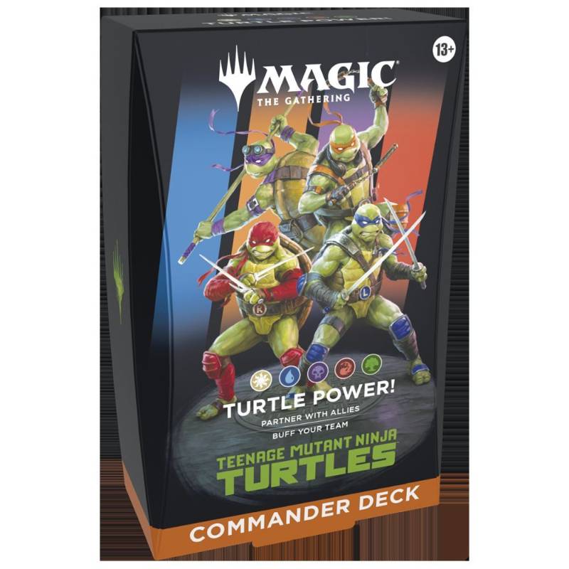 PRE-ORDER - Magic the Gathering - Teenage Mutant Ninja Turtles Commander Deck Display