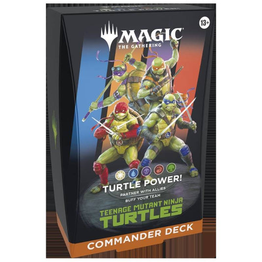 PRE-ORDER - Magic the Gathering - Teenage Mutant Ninja Turtles Commander Deck Display