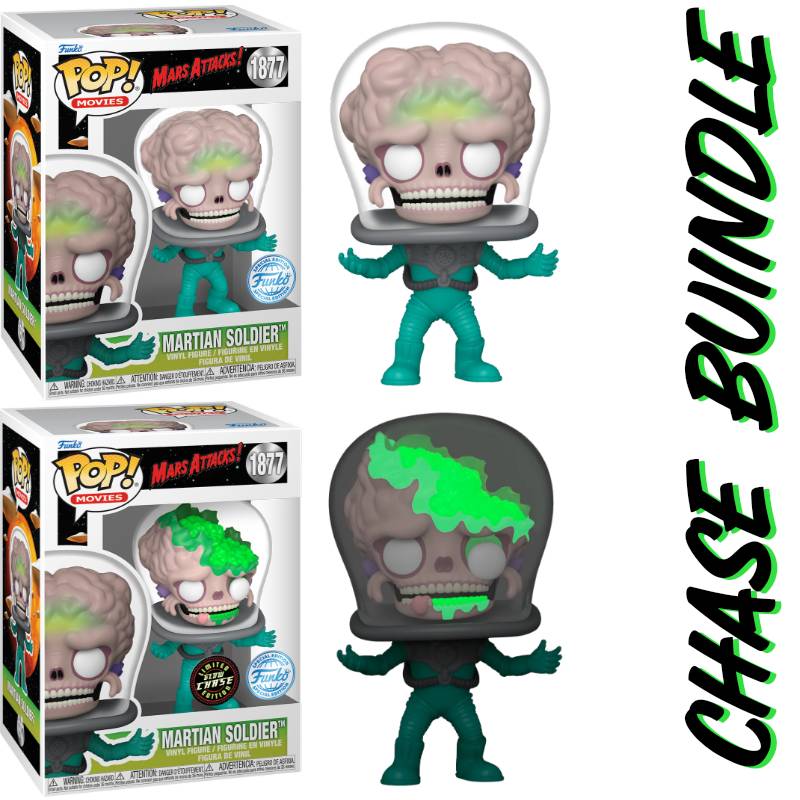 Mars Attacks - Martian Soldier (Chase Bundle) Pop! Vinyl Figure