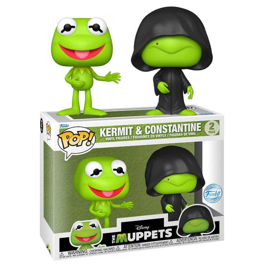 (PRE-ORDER) Muppets - Kermit & Constantine US Exclusive Pop! Vinyl 2-Pack