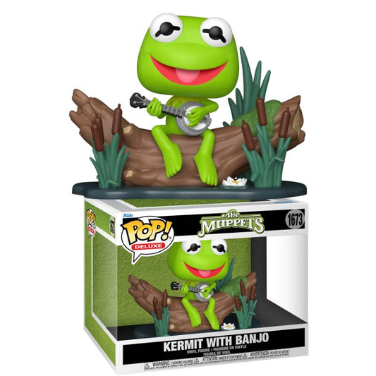 PRE-ORDER - Muppets - Kermit w/Banjo Pop! Deluxe