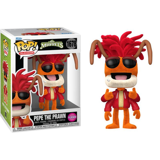 PRE-ORDER - Muppets - Pepe the Prawn (Flocked) Pop! Vinyl Figure
