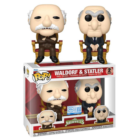 PRE-ORDER - Muppets - Waldorf and Statler Pop! Vinyl Figure 2PK
