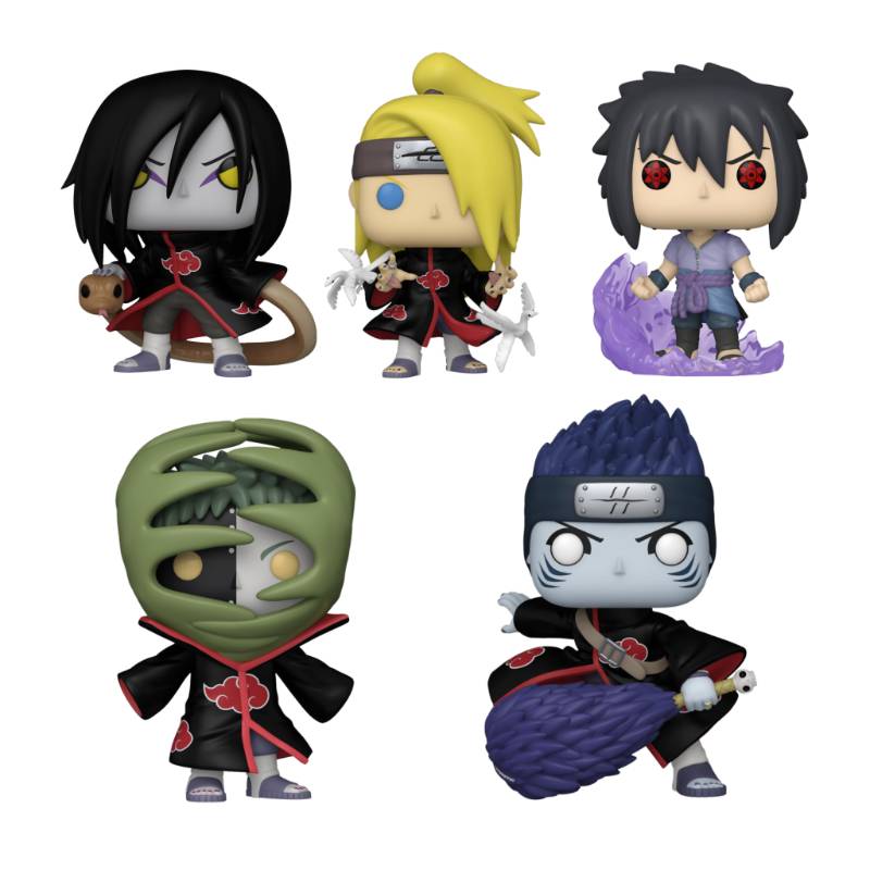 Naruto - The Akatsuki Pop! Vinyl Figure Bundle of 5