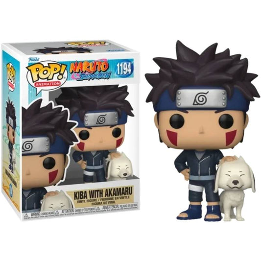 Naruto: Shippuden - Kiba with Akamaru Pop! Vinyl Figure