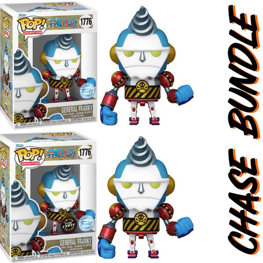 (PRE-ORDER) One Piece - General Franky (Chase Bundle) Pop! Vinyl Figure [RS]