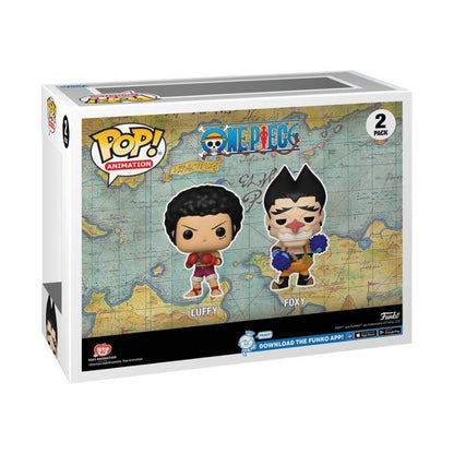 One Piece - Luffy & Foxy US Exclusive Pop! Vinyl 2-Pack [RS]