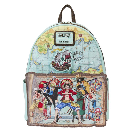 One Piece - Luffy & Gang Map Mini Backpack