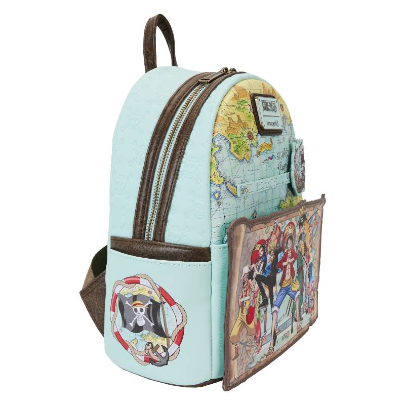 One Piece - Luffy & Gang Map Mini Backpack